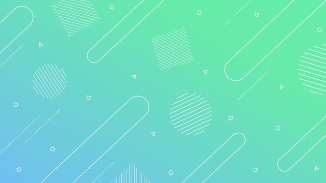 Cute and pop geometric simple business background