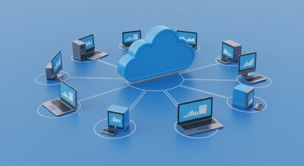 Cloud Computing Network with Connected Devices