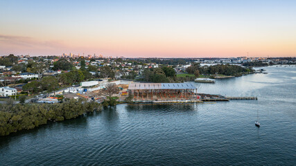 Obraz premium Putney Wharf Residences Project Under Construction
