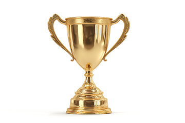 Stunning gold trophy symbolizing achievement, success, and victory, perfect for awards, recognition, and celebrating top performers