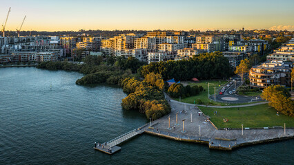 Views of Ryde Meadowbank Sunset