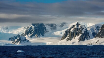 Beautiful Winter Mountain Landscape