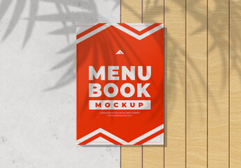 Menu Book Mockup
