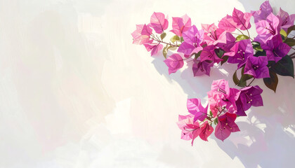 A branch of bougainvillea