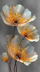 Stunning abstract floral illustration high resolution picture