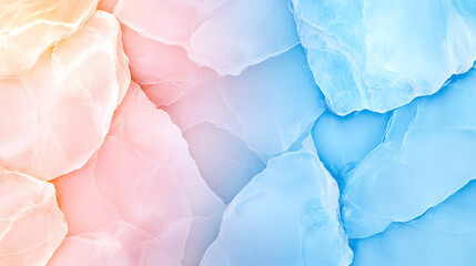 Marble pastel texture with blue and pink tones and vein-like patterns.