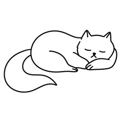 cute cat vector illustration