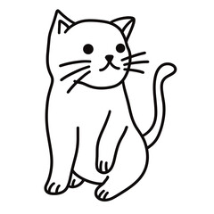 cute cat vector illustration