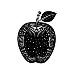 Red apple vector illustration fresh healthy fruit icon design