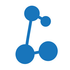 molecule icon vector design