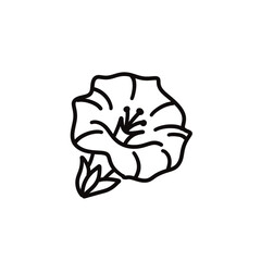 cute flower icon vector illustration