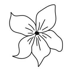 cute flower icon vector illustration