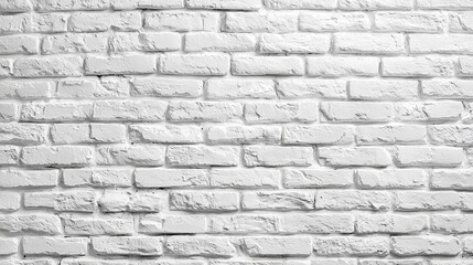 Obraz premium White painted brick wall texture background design element