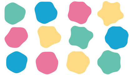 ふにゃふにゃフレームセット　パステルカラー
Squishy Frame Set - Pastel Colors