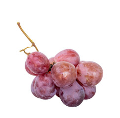 red grape isolated on white background