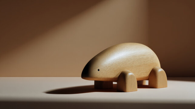 minimalist wooden animal toy designed with simplicity in mind perfect for modern nurseries and playrooms