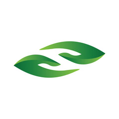 vector illustration of green leaf