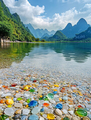 lake in the mountains