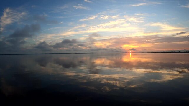 Sunset by Lake Monroe Florida 