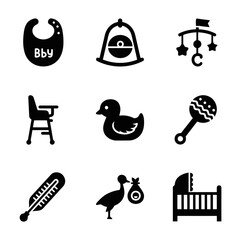 Parenting Icons Collection Baby Care Essentials and Childhood Memories