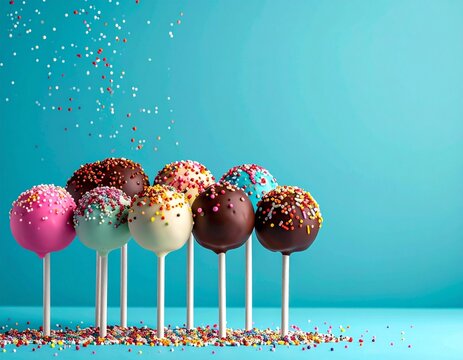 Bunte Cakepops