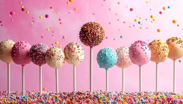 Bunte Cakepops