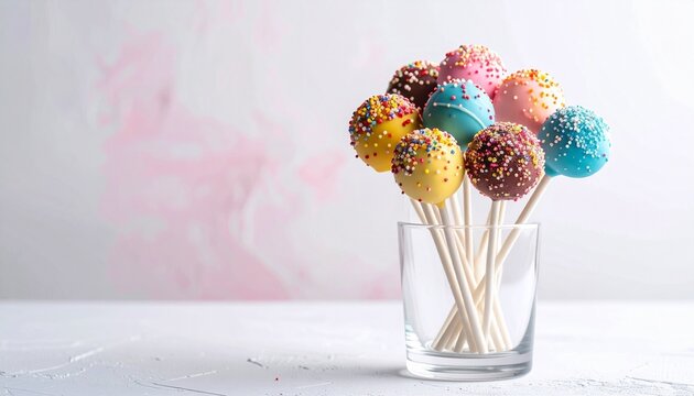 Bunte Cakepops