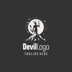 Classic Black White Devil