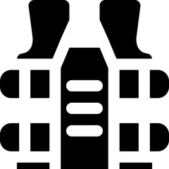 armour glyph icon. Strong and solid vector icon for websites, mobile interfaces, presentations, and visual branding. High quality and easy to edit.