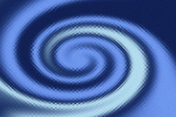 Mystical  Deep bluevortex illusion with glowing spiral pattern for modern abstract wallpaper