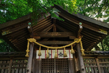 Suwa Grand Shrine Kamisya Maemiya in Nagano, Japan - 日本 長野 諏訪大社上社 前宮