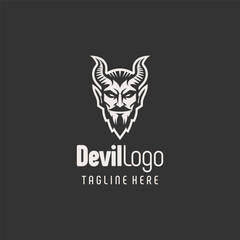 Modernist Devil Logo Vector Design