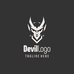 Sharp Black White Devil Artwork