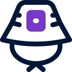 hat duotone icon. Sleek and modern vector icon for websites, mobile apps, marketing materials, and corporate design. Fully scalable and ready to use.