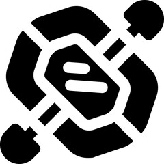 rafting glyph icon. Strong and solid vector icon for websites, mobile interfaces, presentations, and visual branding. High quality and easy to edit.