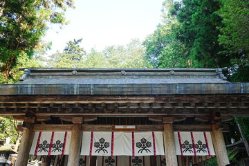 Suwa Grand Shrine Kamisya Maemiya in Nagano, Japan - 日本 長野 諏訪大社上社 前宮