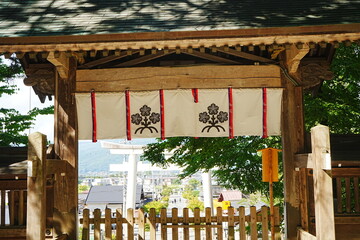 Suwa Grand Shrine Kamisya Maemiya in Nagano, Japan - 日本 長野 諏訪大社上社 前宮