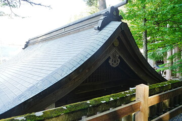 Suwa Grand Shrine Kamisya Maemiya in Nagano, Japan - 日本 長野 諏訪大社上社 前宮