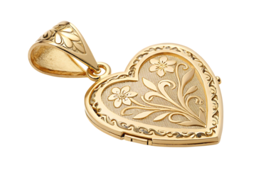 Elegant open golden heart locket for jewelry timeless beauty piece