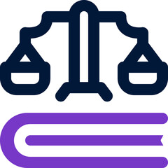 legislation duotone icon. Sleek and modern vector icon for websites, mobile apps, marketing materials, and corporate design. Fully scalable and ready to use.