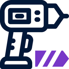 drill duotone icon. Sleek and modern vector icon for websites, mobile apps, marketing materials, and corporate design. Fully scalable and ready to use.