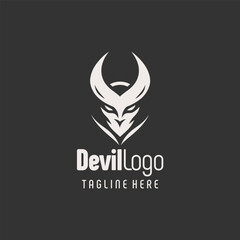 Distinctive Black White Devil Branding