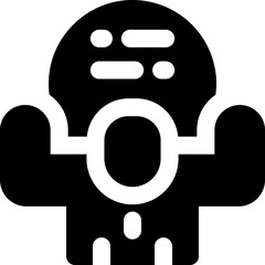 Obraz premium expert advice glyph icon. Strong and solid vector icon for websites, mobile interfaces, presentations, and visual branding. High quality and easy to edit.