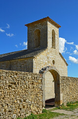 The church of St. Nicholas in Bargeme, France