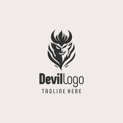 Classic Black White Devil Artwork