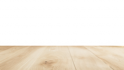 A clean and minimalistic interior space featuring light wooden flooring and a blank white wall. ideal for products or as a backdrop for photography