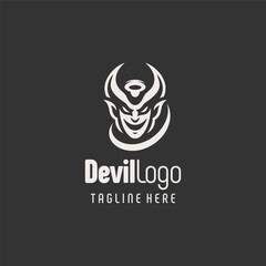 Stunning Dark Devil Logo Design