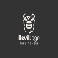 Professional Devil Logo Branding Concept