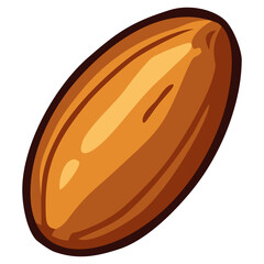 Dates fruit illustration. Editable color vector