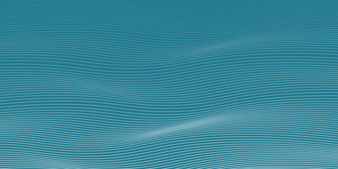 Seamless wave pattern. Water waves. Wavy lines